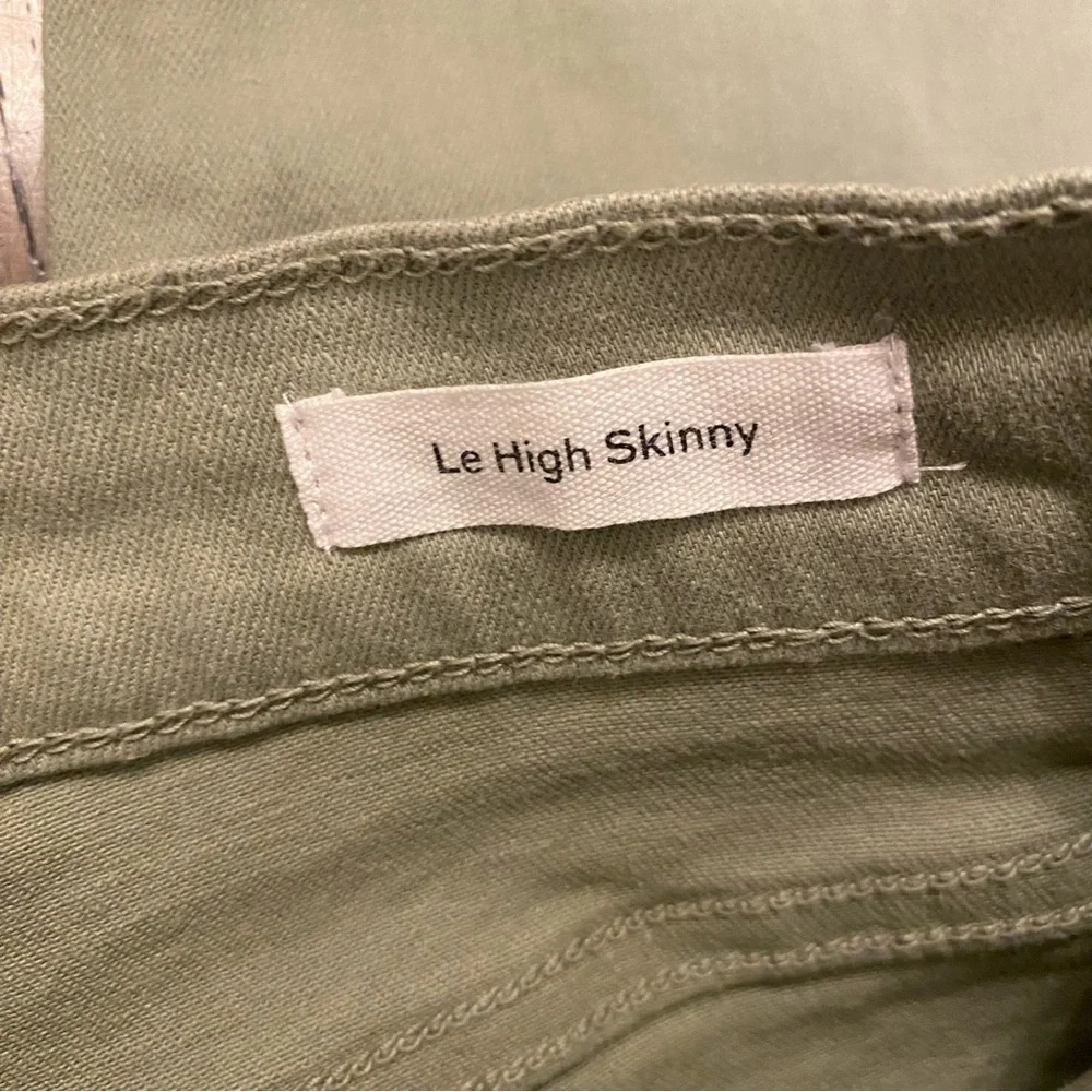 Frame Le High Skinny Jeans in Olive Green Size 30 - Picture 5 of 10
